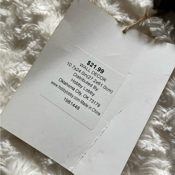 NWT Hobby Lobby Rustic Industrial Periodic Table Canvas Art Tapestry Wall Decor - Picture 4 of 5